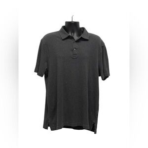 Brooks Brothers Dark Gray Polo Shirt XL | Classic Short Sleeve Cotton Blend
